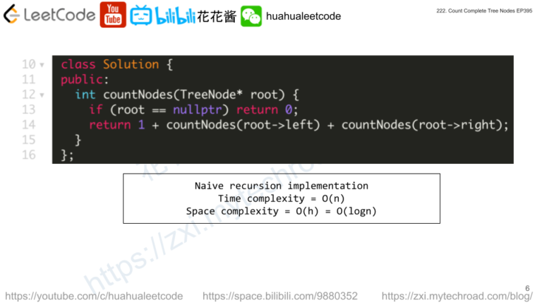 花花酱 LeetCode 222. Count Complete Tree Nodes - Huahua's Tech Road